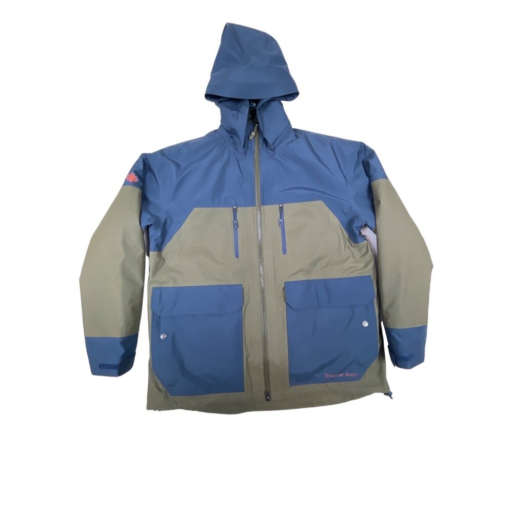 Territory Ahead Men's Blue Olive and Orange 3 in 1 Jacket Sz L